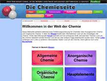Tablet Screenshot of chemieseite.de